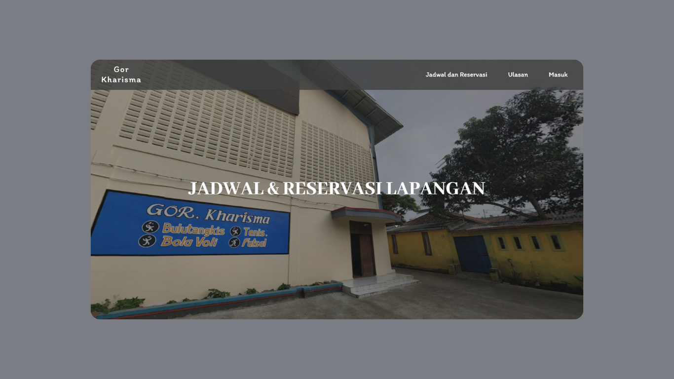 GOR Reservation System